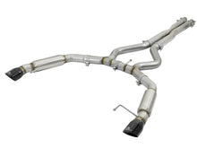 Load image into Gallery viewer, aFe MACHForce XP 3in 304 SS Sport Tone Cat-Back w/ Black Tips 15-17 Ford Mustang V6-3.7L/V8-5.0L - 49-33088-B