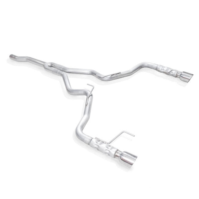 Stainless Works 2015-16 Mustang 2-1/2in Catback Retro Chambered Mufflers - M15ECBSW