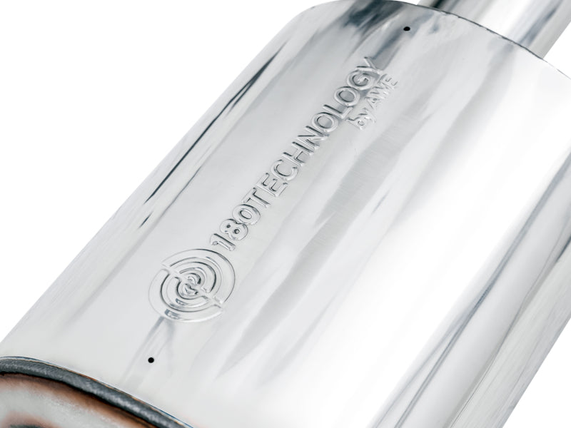 AWE Tuning 4th Gen GM 1500 6.2L 0FG Cat-Back Split Rear Exit (w/ Bumper Cutouts) - Quad Chrome Tips - 3015-42203