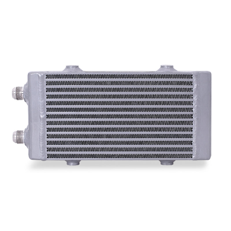 Mishimoto Universal Small Bar and Plate Dual Pass Silver Oil Cooler - MMOC-DP-SSL