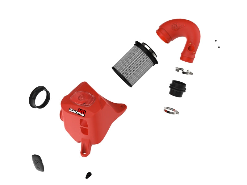 aFe 15-25 Toyota Hilux L4-2.4/2.8L (td) Momentum HD Cold Air Intake System Red w/ Pro DRY S Filter - 50-70063DR