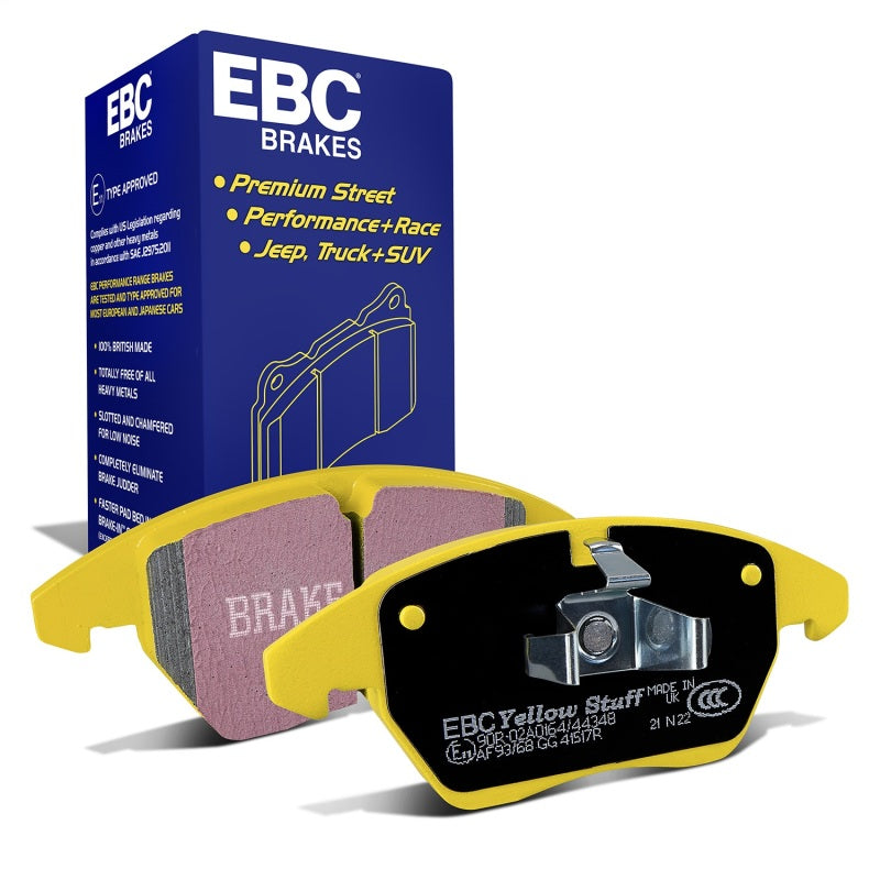 EBC 06-13 Audi A3 2.0 Turbo (Girling rear caliper) Yellowstuff Front Brake Pads - DP41517R