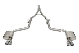 Corsa 15-23 Challenger SRT/Hellcat/Demon/Redeye 2.75in Valved CB DR Exit w/ Twin 3.5in Pol Pro Tips - 21070
