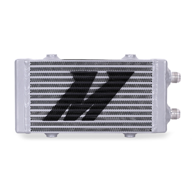 Mishimoto Universal Small Bar and Plate Dual Pass Silver Oil Cooler - MMOC-DP-SSL