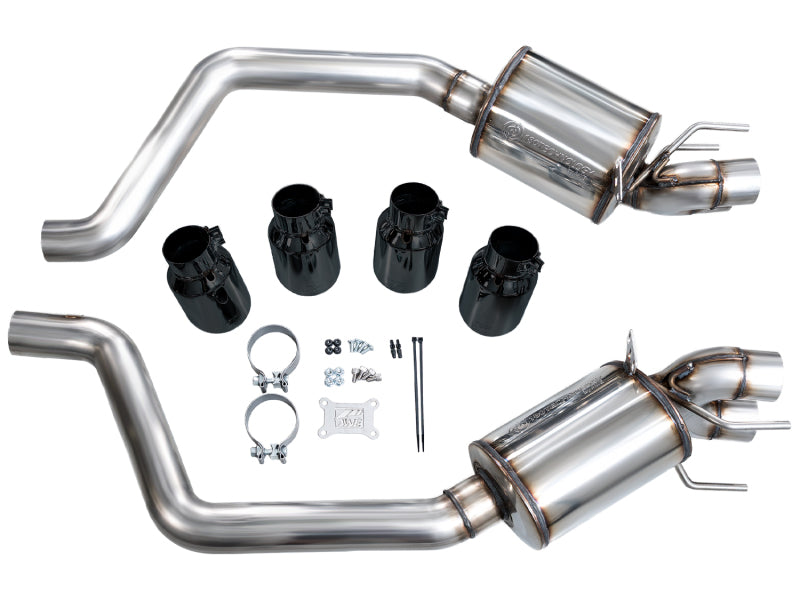 AWE Tuning C6 Chevrolet Corvette Z06/ZR1 Touring Edition Axle-Back Exhaust w/ Diamond Black Tips - 3015-43606