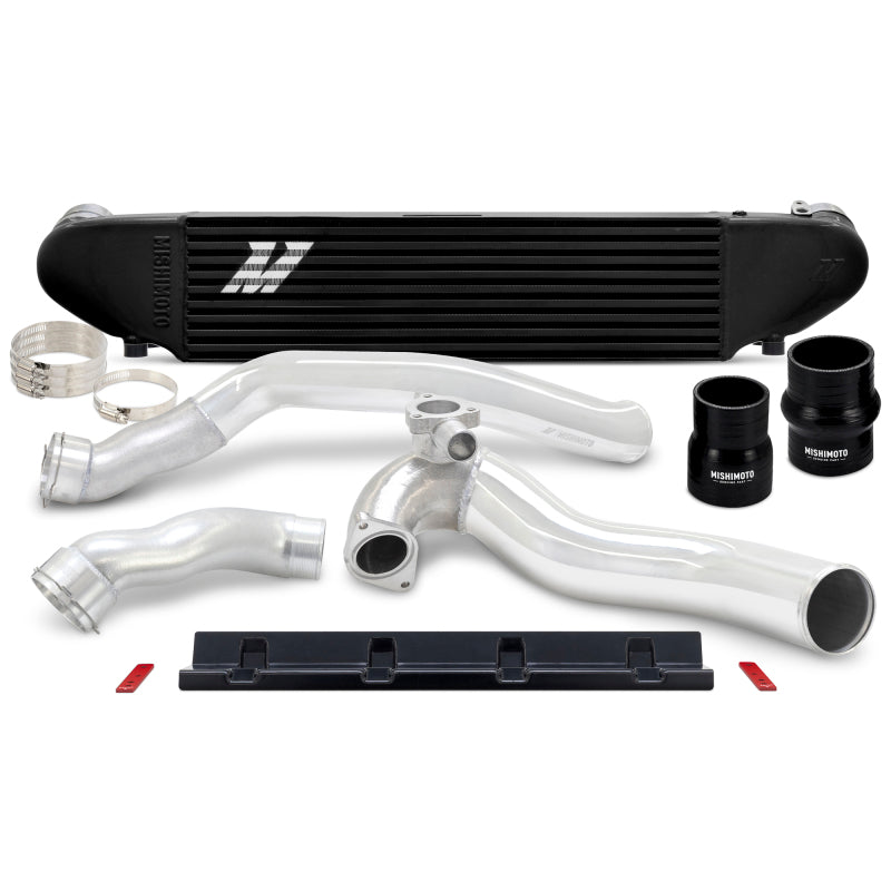 Mishimoto 2024+ Ford Mustang 2.3L EcoBoost Performance Intercooler Kit - Black/Polished - MMINT-MUS4-24KBKP