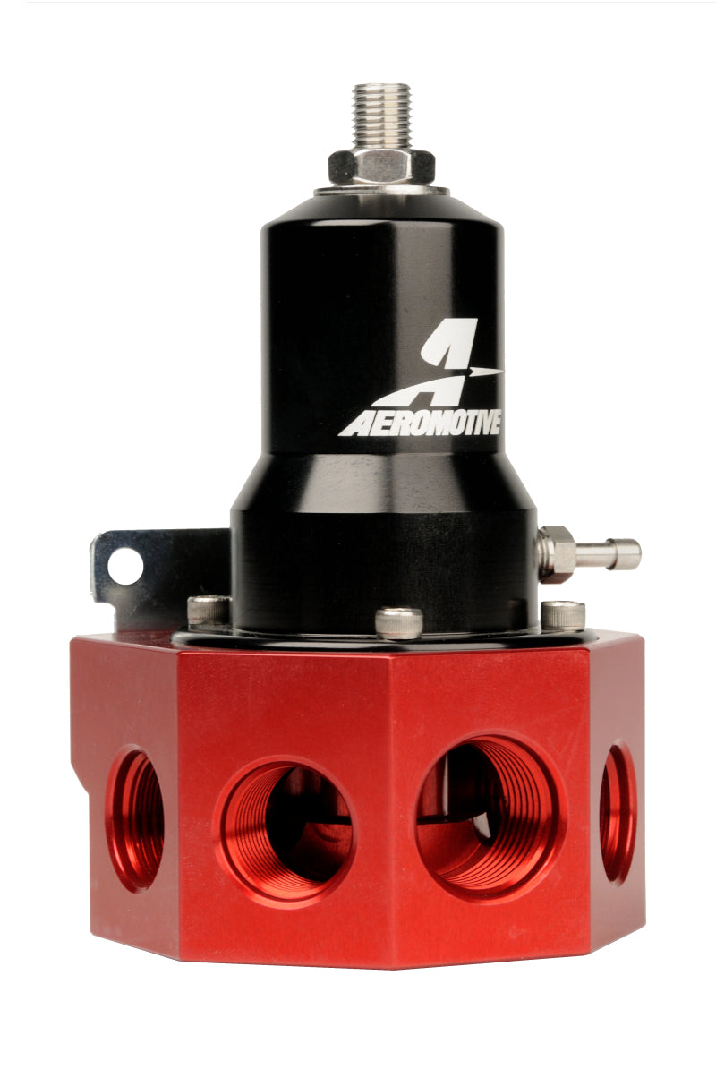 Aeromotive Regulator - 30-120 PSI - .500 Valve - 4x AN-08 and AN-10 inlets / AN-10 Bypass - 13133