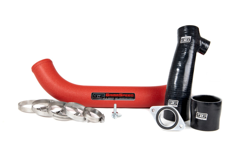 GrimmSpeed 15-21 Subaru WRX TMIC Charge Pipe Kit - Red - GRM090250
