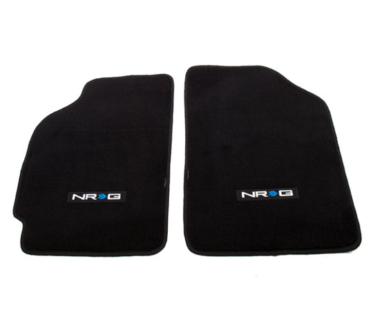 NRG Floor Mats - 88-91 Honda Civic CRX (NRG Logo) - 2pc. - FMR-110NRG