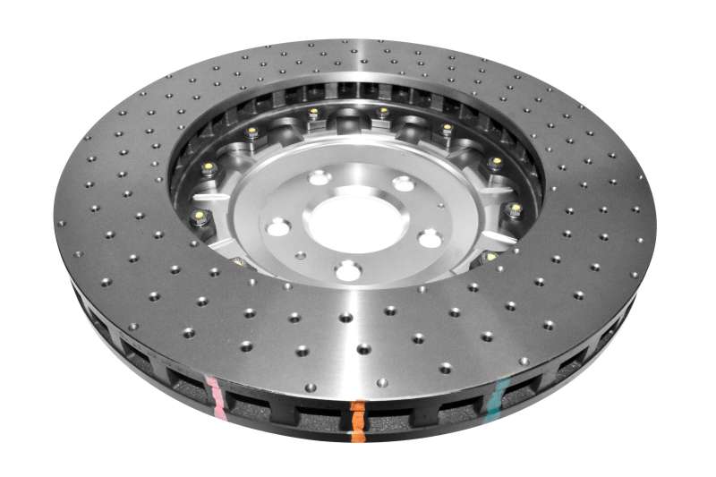 DBA 07-11 Audi S6 Front 5000 Series Drilled Rotor w/Black Hat - DBA52778SLVXD