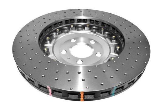 DBA 07-11 Audi S6 Front 5000 Series Drilled Rotor w/Black Hat - DBA52778SLVXD
