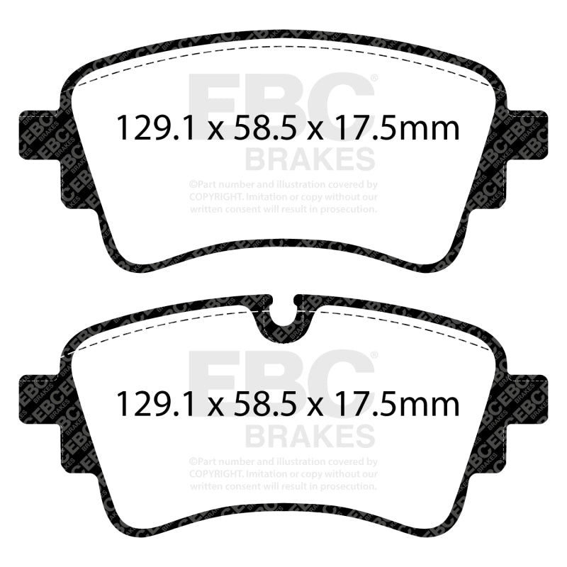EBC 2020+ Audi A4 B9 2.0T Greenstuff Rear Brake Pads - DP22435