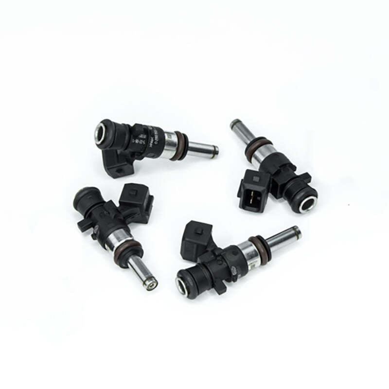 DeatschWerks Bosch EV14 Universal 40mm Compact Matched Set of 4 Injectors 500cc (Extended Nozzle) - 16MX-00-0500-4