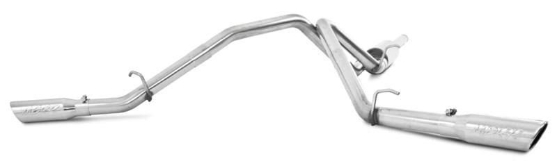 MBRP 14 Chevy/GMC 1500 Silverado/Sierra 4.3L V6/5.3L V8 Dual Split Side T409 3in Cat Back Exhaust - S5082409