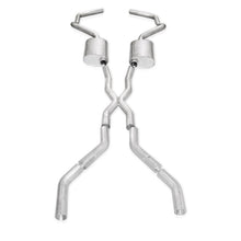 Load image into Gallery viewer, Stainless Works Chevy Camaro 1967-69 Exhaust 3in Stainless with X-Pipe - CA67693CS