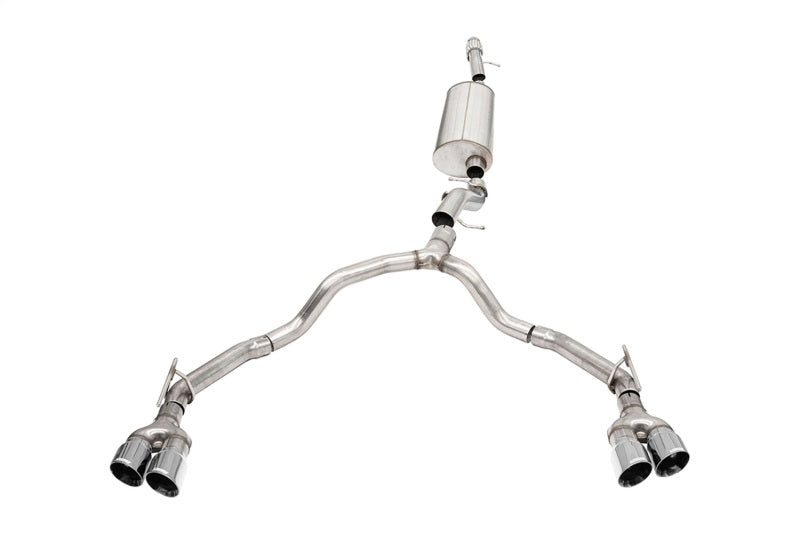 Corsa 21-25 Chevrolet Tahoe/GMC Yukon 4DR 6.2L 4WD Dual Rear 3/2.75in Sport Cat-Back DW 4inPol Tips - 21129