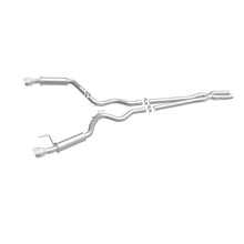Load image into Gallery viewer, MagnaFlow Cat Back, SS, 2.5in, Competition, Dual Split Polished 4.5in Tips 2015 Ford Mustang V6 3.7L - 19099