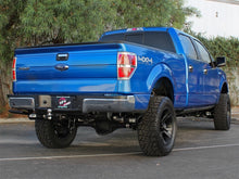 Load image into Gallery viewer, aFe MACHForce XP Exhaust 3in SS Dual Side Exit CB w/ Black Tips 11-14 Ford F150 EcoBoost V6-3.5L TT - 49-43056-B
