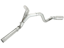 Load image into Gallery viewer, aFe MACHForce XP Exhaust Aluminized Dual Split DPF Back 11-15 GM Diesel Truck V8-6.6L (td) (pol tip) - 49-04043-P