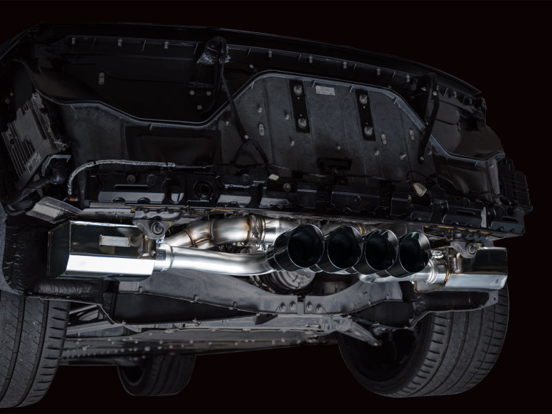 AWE Tuning 2023 C8 Corvette Z06 SwitchPath Cat-Back Exhaust - Diamond Black Tips - 3025-43906