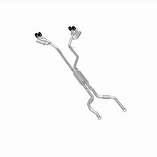 Load image into Gallery viewer, MagnaFlow 20-21 Ford Explorer 3.0L V6 Dual Exit Quad Black Chrome Tip Street Series Cat-Back Exhaust - 19515