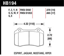 Load image into Gallery viewer, Hawk HP+ Street Brake Pads - HB194N.665