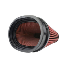 Load image into Gallery viewer, Injen 8-Layer Oiled Cotton Gauze Air Filter/ Oval ID Oval Base/5.55in Media HT/7in x 2.75in Oval Top - X-1129-BR
