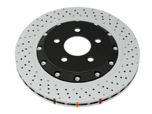 Load image into Gallery viewer, DBA 18-21 Subaru WRX STI Front 5000 Series 2-Piece Drilled Rotor w/Black Hat - DBA53050BLKXD-10