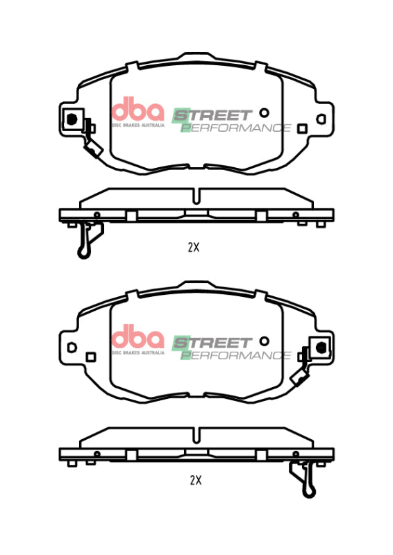 DBA 93-01 Toyota Supra JZ80 Front SP Performance Brake Pads - DB1395SP