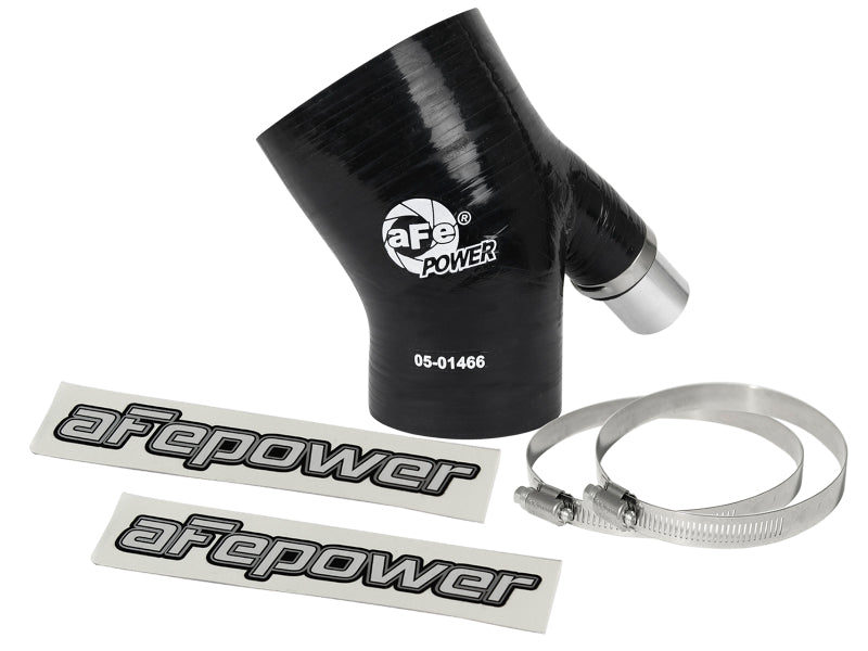 aFe MagnumFORCE Coupling Kit 3in ID x 2/14in x 35deg Elbow Reducing Coupler w. Vent - Black - 59-00107