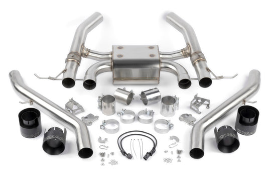 Dinan 21-27 BMW M3/M4 (G80/G82/G83) Valved Axleback Exhaust System - Black Tips - D660-0093-BLK