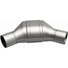 Load image into Gallery viewer, MagnaFlow Universal Catalytic Converter 2 Angled In/Out - 91084