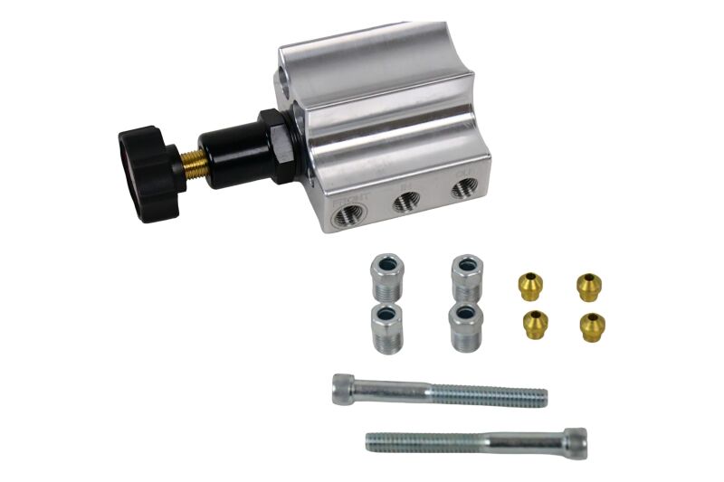 Baer Brakes Remaster Adjustable Left Port Proportioning Valve - Polished - 2000058LP