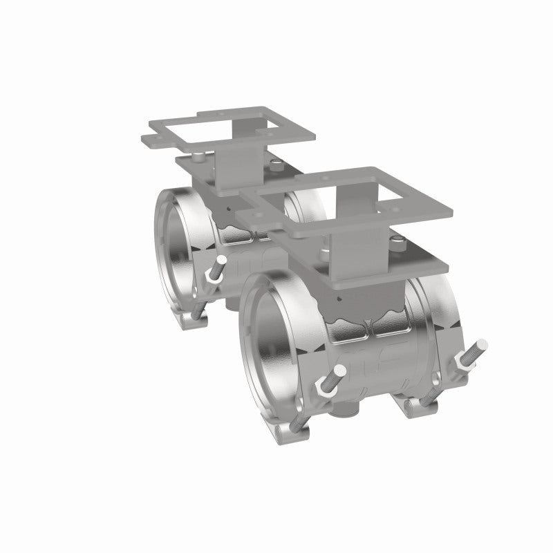 MagnaFlow 2018 Ford Mustang V8-5.0LGAS Exhaust Acc - 2.5in ID/OD - 304SS - Integrated V-Band Flanges - 10805