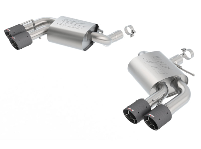 Borla 2016 Chevy Camaro V8 SS AT/MT ATAK Rear Section Exhaust w/o Dual Mode Valves - 11921CF