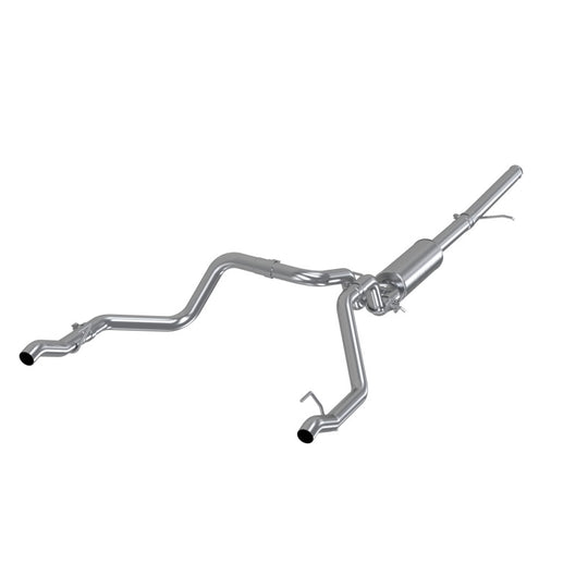 MBRP 2019 Chevrolet Silverado 1500 4.3L/5.3L 2.5in Cat Back Dual Rear Exit - Aluminized - S5085AL