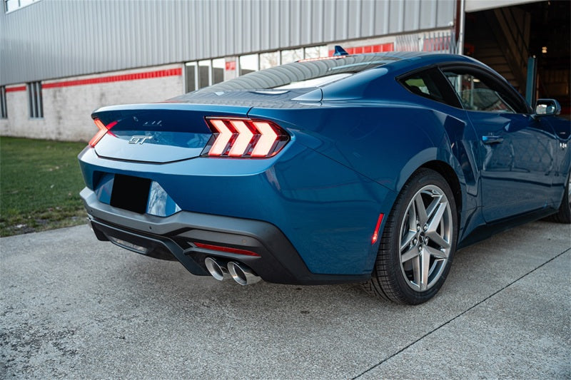 Corsa 2024+ Ford Mustang V8 5.0L 3in Axle-Back Exhaust System w/ Twin 4in Polished Pro-Series Tips - 21261