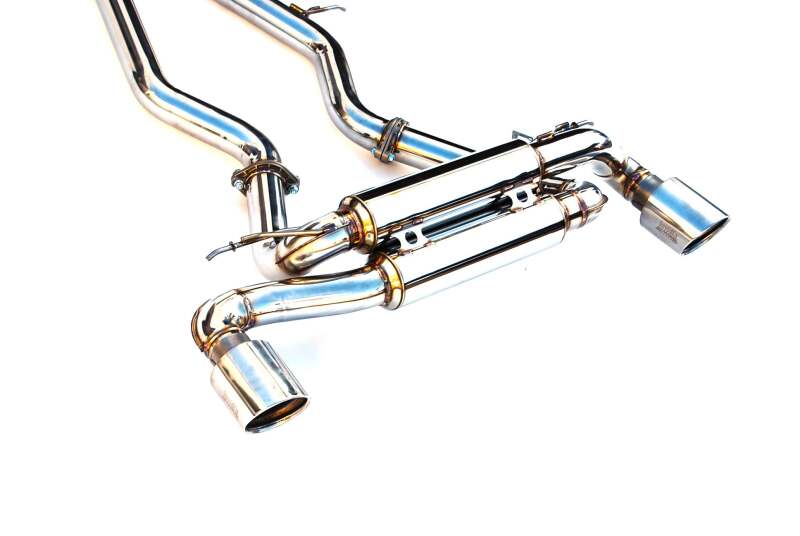 Invidia 20+ Toyota Supra (3.0) Gemini w/Valve Rolled Stainless Steel Catback - HS19TSP4VGM1RS