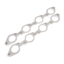 Load image into Gallery viewer, Stainless Works Big Block Chevy Round Port Header 304SS Exhaust Flanges 2-1/8in Primaries - HFBBC212