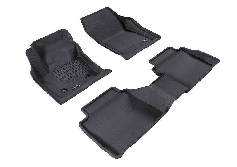 3D MAXpider 13-16 Ford Fusion Kagu Black Full Set - L1FR06001509