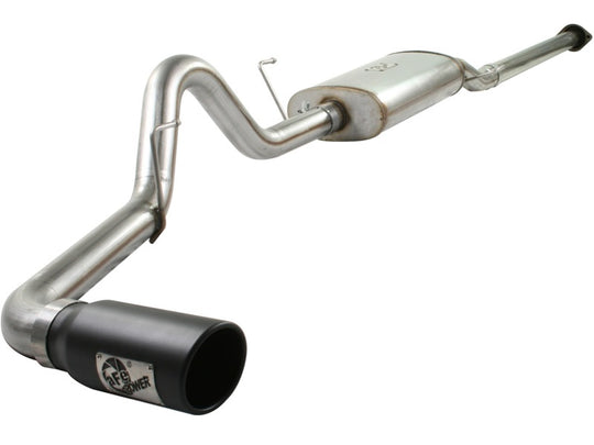 aFe MACHForce XP 3in 409SS Cat Back Exhaust w/ Black Tips for 09-10 Ford F-150 V8 4.6L/5.4L - 49-43015-B