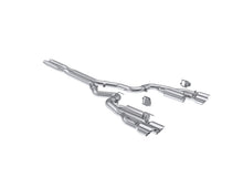 Load image into Gallery viewer, MBRP 2024+ Ford Mustang 5.0L Alum. SS 3in Cat-Back Dual Split Exhaust w/ Quad Tips (Valve Delete) - S7282AL