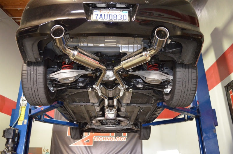 Injen 08-13 Infiniti G37 V6 3.7L RWD Coupe Only 76mm Stainless Steel Exhaust w/ Titanium Tips - SES1997TT
