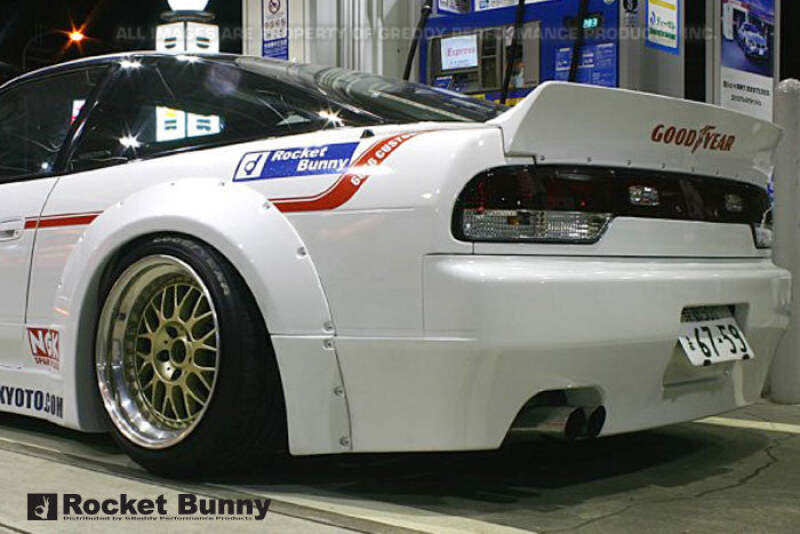 GReddy 89-93 Nissan 240SX 2Dr Rocket Bunny F&R Works Fender Flares V.1-FRP *Must Check Availability* - 17020237