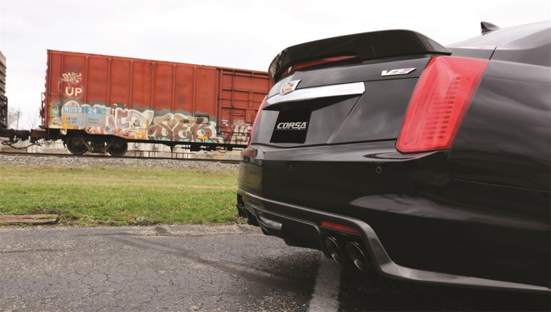 Corsa 2016-2019 Cadillac CTS V 6.2L V8 2.75in Polished Xtreme Axle-Back Exhaust - 14358