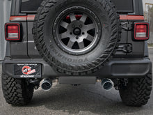 Load image into Gallery viewer, aFe Rebel Series 2.5in 409 SS Cat-Back Exhaust w/ Black Tips 18-19 Jeep Wrangler (JL) V6 3.6L - 49-48076-B