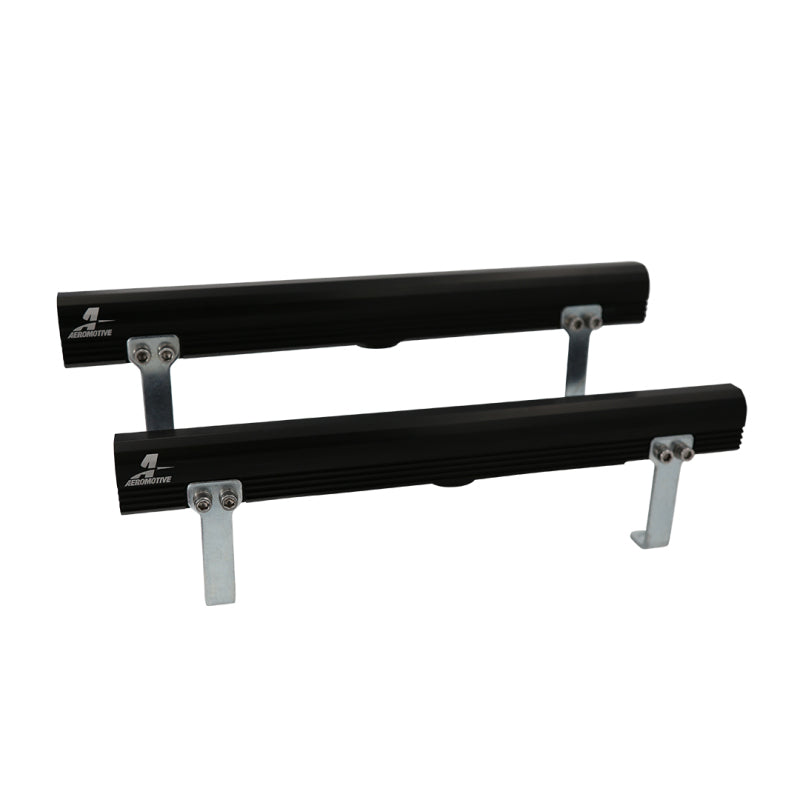 Aeromotive Edelbrock SBC Victor E Fuel Rails - Black - 14178