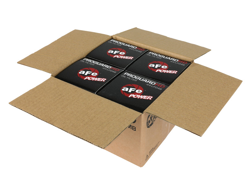 aFe PROGUARD Oil Filter- 4 Pack - 44-LF046-MB