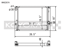 Load image into Gallery viewer, Koyo 88-99 BMW 3-Series inc. E36 M3 (MT / 6 Cyl. ONLY) Radiator - HH422674