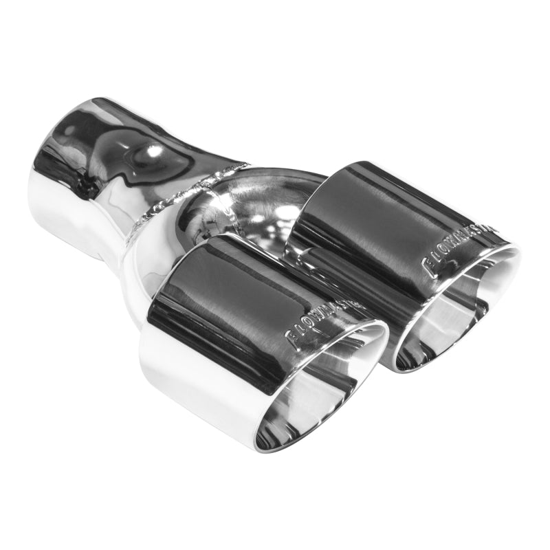 Flowmaster SS Tip 3.0IN x 3.5 Dual Angle Weld - 15402